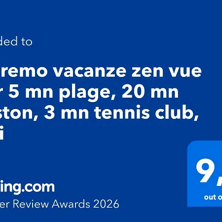 Apartmán Vacanze Zen Vue 5 Mn Plage, 3 Mn Tennis Club,wifi *